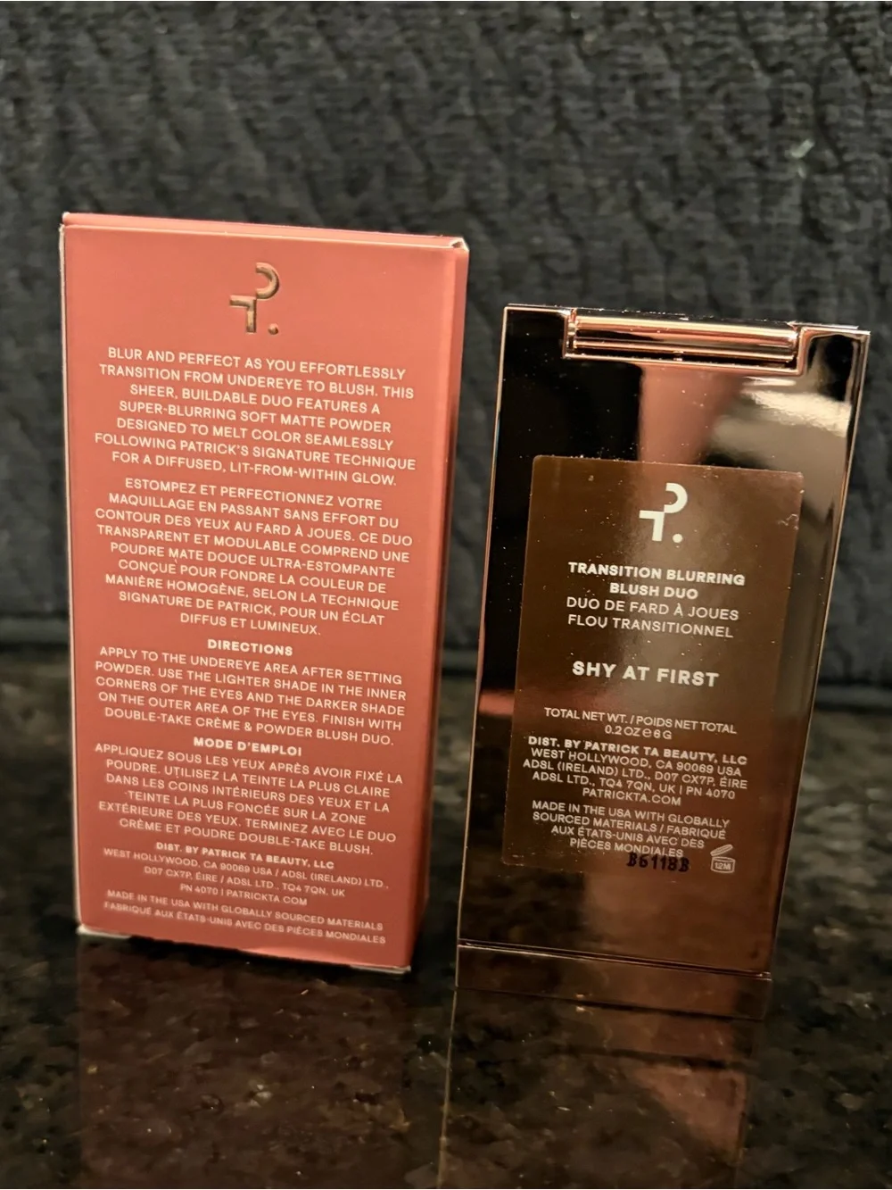 Patrick Ta Beauty Transition Blurring Blush Duo - Shade: Shy at First (New)